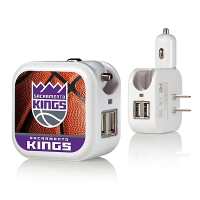 Sacramento Kings Basketball Design USB Charger