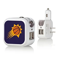 Phoenix Suns Solid Design USB Charger