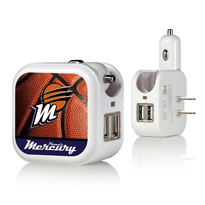 Phoenix Mercury Basketball Design USB Charger