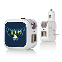 Dallas Wings Solid Design USB Charger