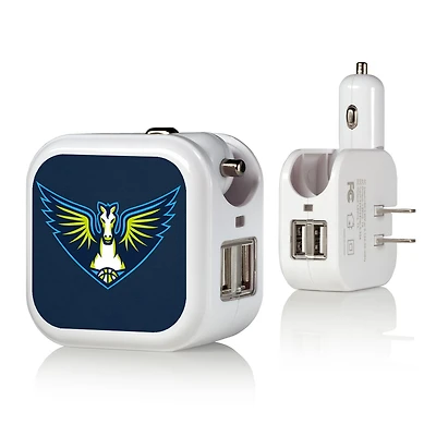 Dallas Wings Solid Design USB Charger