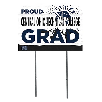 Central Ohio Technical College 18'' x 24'' Proud Graduate Yard Sign