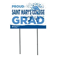 Saint Mary's Belles 18'' x 24'' Proud Graduate Yard Sign