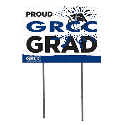 Grand Rapids Raiders 18'' x 24'' Proud Graduate Yard Sign