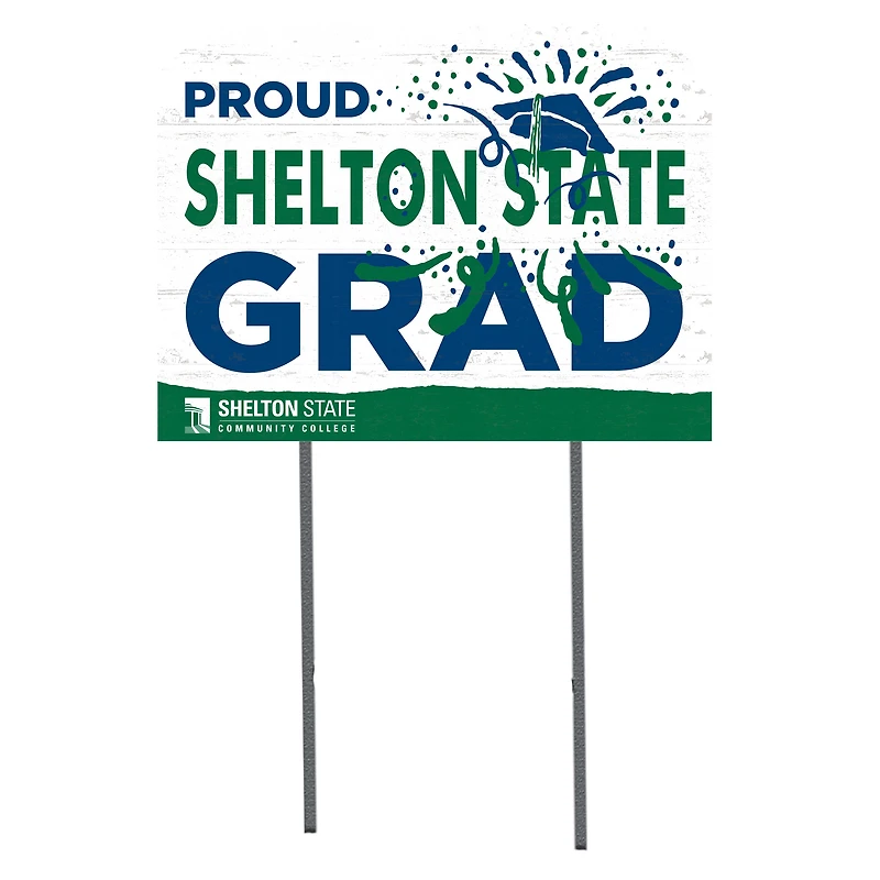 Shelton State Buccaneers 18'' x 24'' Proud Graduate Yard Sign