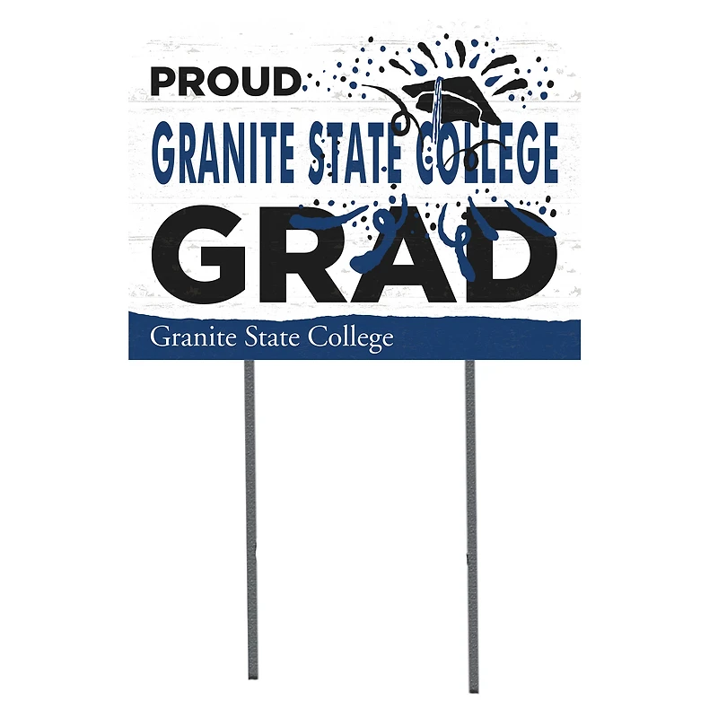 Granite State College 18'' x 24'' Proud Graduate Yard Sign