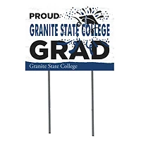 Granite State College 18'' x 24'' Proud Graduate Yard Sign