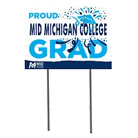 Mid Michigan College 18'' x 24'' Proud Graduate Yard Sign