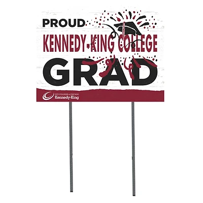 Kennedy-King College Statesmen 18'' x 24'' Proud Graduate Yard Sign