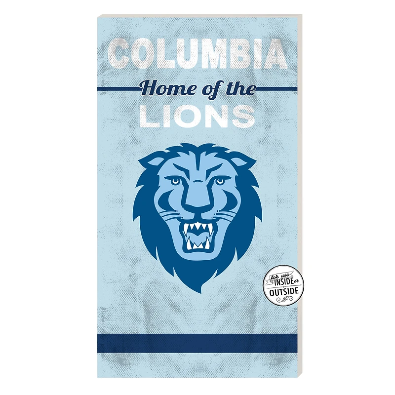 Columbia University 11'' x 20'' Home Of The Sign