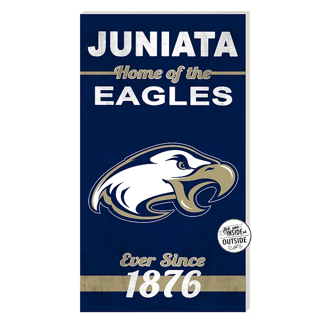 Juniata Eagles 11'' x 20'' Home Of The Sign