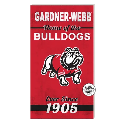 Gardner-Webb Bulldogs 11'' x 20'' Home Of The Sign