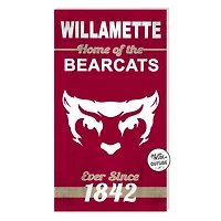 Willamette Bearcats 11'' x 20'' Home Of The Sign