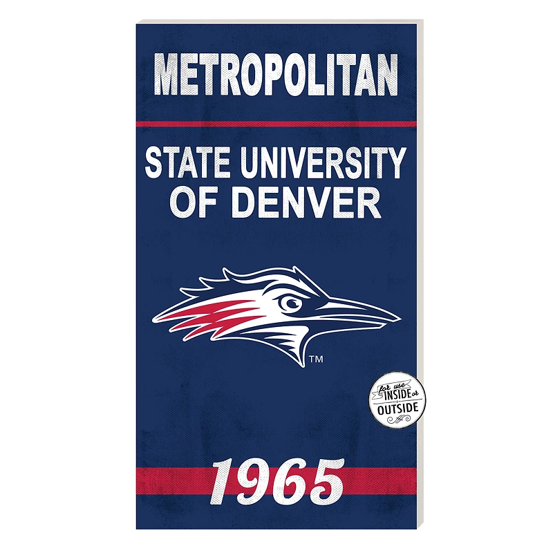 MSU Denver Roadrunners 11'' x 20'' Home Of The Sign