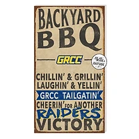 Grand Rapids Raiders 11'' x 20'' Indoor/Outdoor BBQ Sign