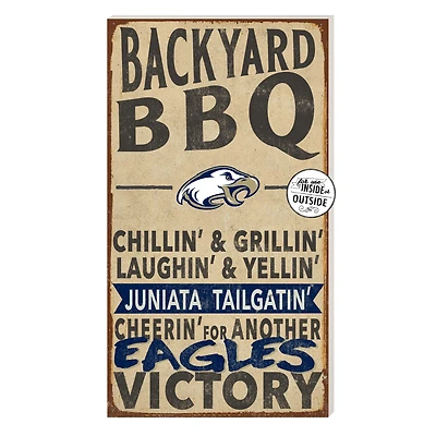 Juniata Eagles 11'' x 20'' Indoor/Outdoor BBQ Sign