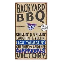 Lubbock Christian Chaparral 11'' x 20'' Indoor/Outdoor BBQ Sign
