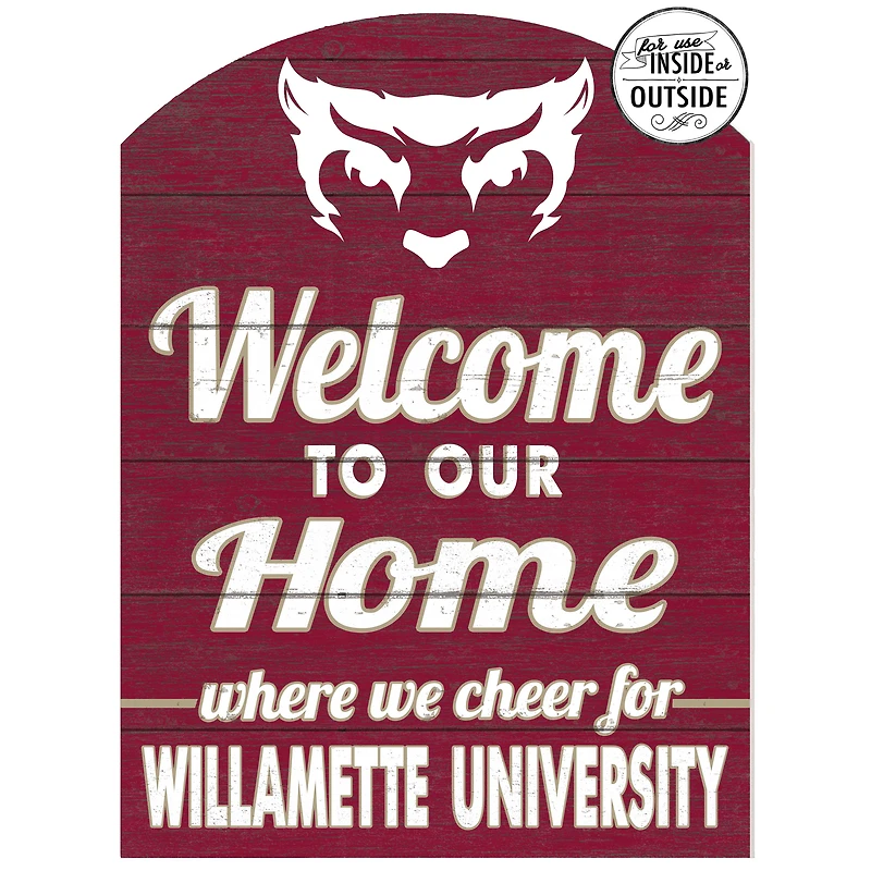 Willamette Bearcats 16'' x 22'' Marquee Sign