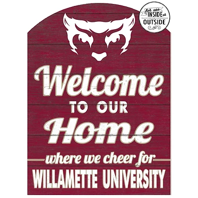 Willamette Bearcats 16'' x 22'' Marquee Sign