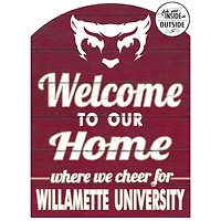 Willamette Bearcats 16'' x 22'' Marquee Sign
