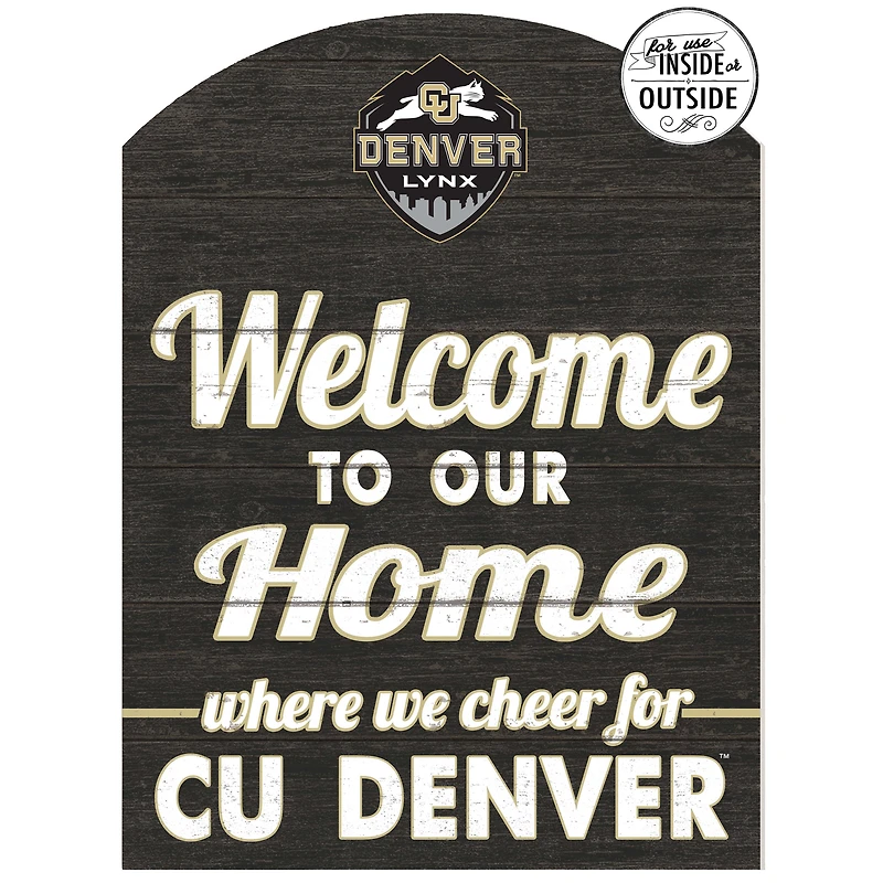 CU Denver Lynx 16'' x 22'' Marquee Sign