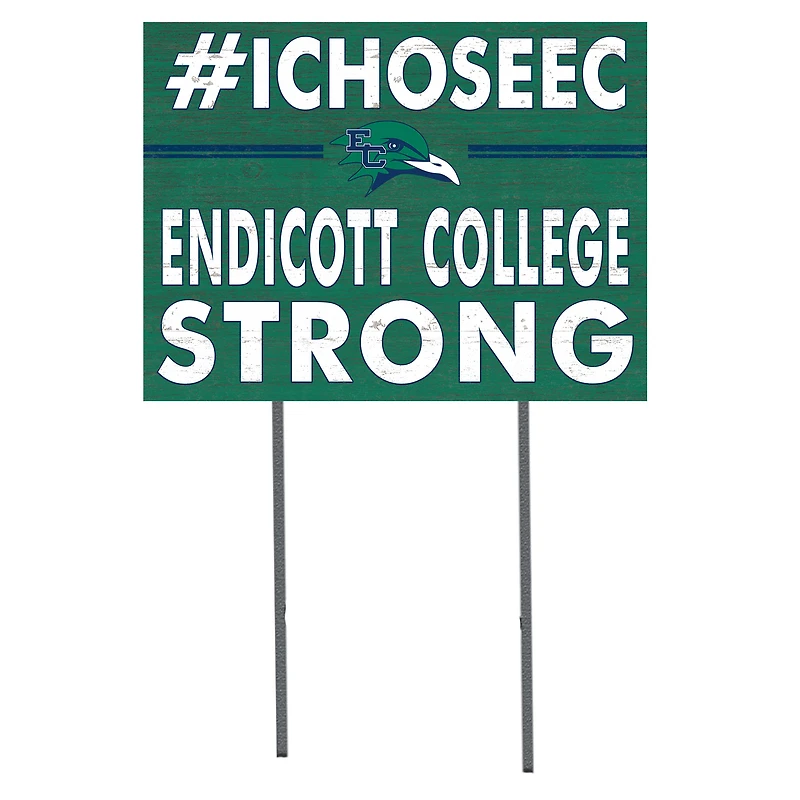 Endicott College 18'' x 24'' I Chose Lawn Sign