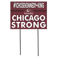 Kennedy-King College Statesmen 18'' x 24'' I Chose Lawn Sign