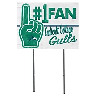 Endicott College 18'' x 24'' #1 Fan Yard Sign