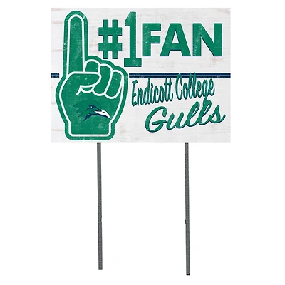 Endicott College 18'' x 24'' #1 Fan Yard Sign