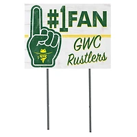 Golden West College 18'' x 24'' #1 Fan Yard Sign