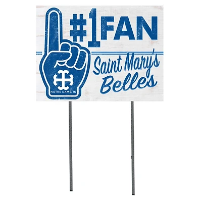 Saint Mary's Belles 18'' x 24'' #1 Fan Yard Sign