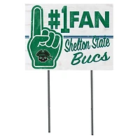 Shelton State Buccaneers 18'' x 24'' #1 Fan Yard Sign