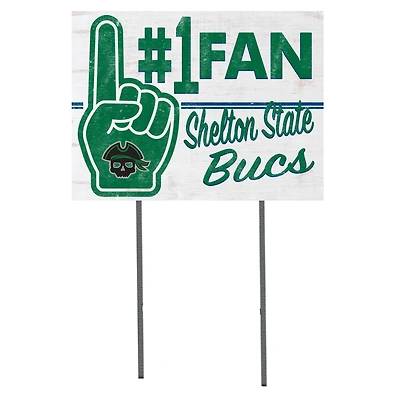 Shelton State Buccaneers 18'' x 24'' #1 Fan Yard Sign