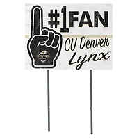 CU Denver Lynx 18'' x 24'' #1 Fan Yard Sign