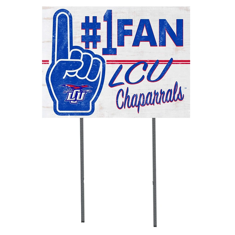 Lubbock Christian Chaparral 18'' x 24'' #1 Fan Yard Sign