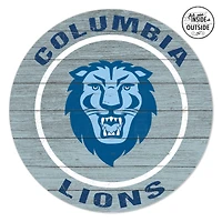 Columbia University 20'' x 20'' Indoor/Outdoor Circle Sign