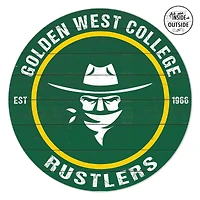 Golden West College 20'' x 20'' Indoor/Outdoor Circle Sign