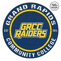 Grand Rapids Raiders 20'' x 20'' Indoor/Outdoor Circle Sign