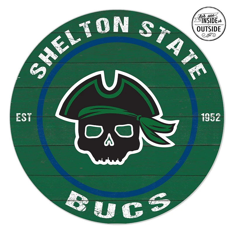 Shelton State Buccaneers 20'' x 20'' Indoor/Outdoor Circle Sign