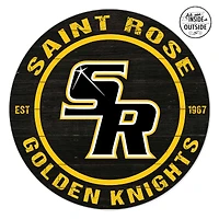 Saint Rose Golden Knights 20'' x 20'' Indoor/Outdoor Circle Sign