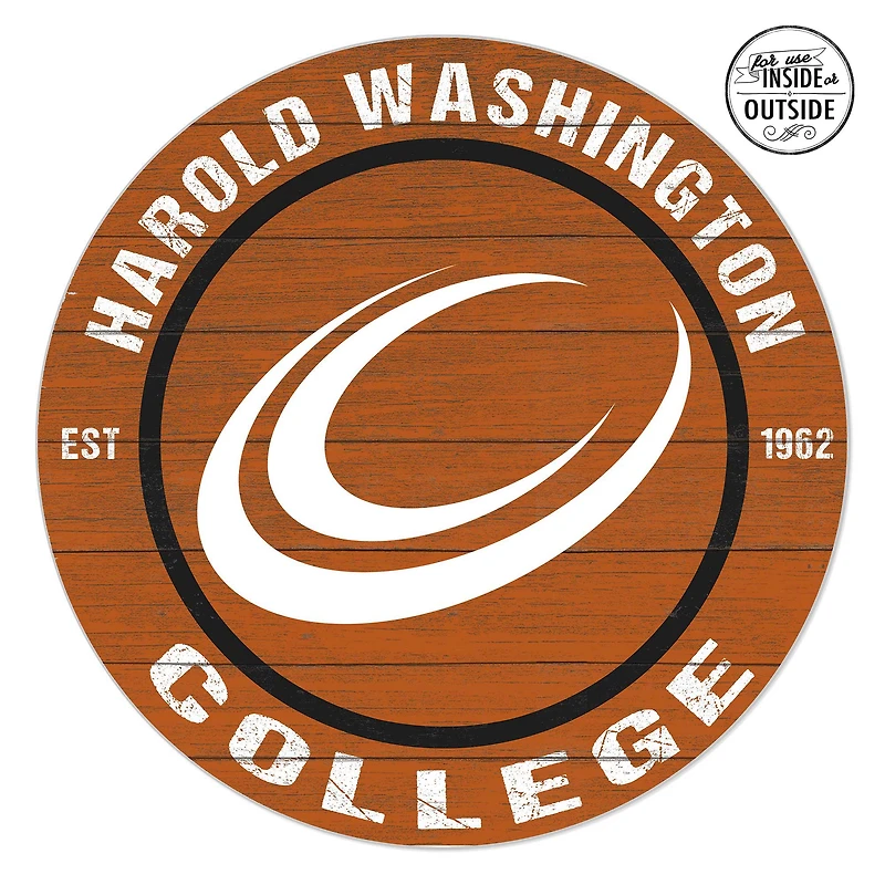 Harold Washington College Phoenix 20'' x 20'' Indoor/Outdoor Circle Sign
