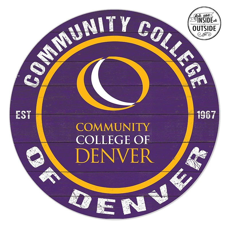 CCD CityHawks 20'' x 20'' Indoor/Outdoor Circle Sign