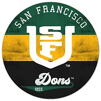 San Francisco Dons 20'' x 20'' Retro Logo Circle Sign