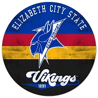 ECSU Vikings 20'' x 20'' Retro Logo Circle Sign