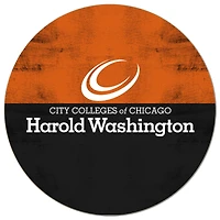 Harold Washington College Phoenix 20'' x 20'' Retro Logo Circle Sign