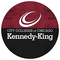 Kennedy-King College Statesmen 20'' x 20'' Retro Logo Circle Sign