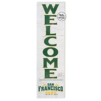 San Francisco Dons 10'' x 35'' Indoor/Outdoor Welcome Sign