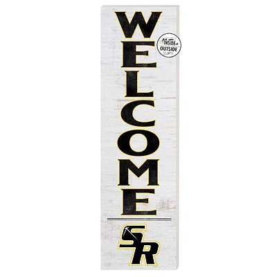 Saint Rose Golden Knights 10'' x 35'' Indoor/Outdoor Welcome Sign