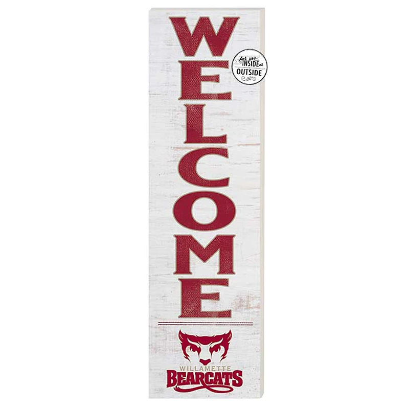 Willamette Bearcats 10'' x 35'' Indoor/Outdoor Welcome Sign