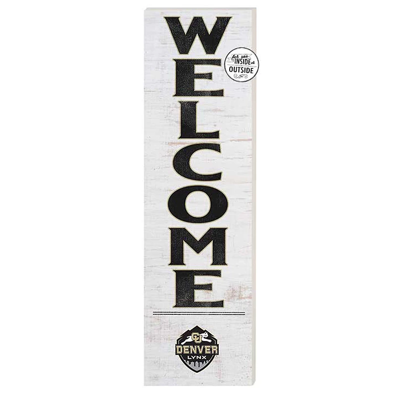 CU Denver Lynx 10'' x 35'' Indoor/Outdoor Welcome Sign